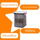 Ver imagem 4 de Pote Hermético Lumini Quadrado 1000ml - Paramount