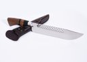 Ver imagem 2 de Faca Aço Inox 420 Churrasco Cabo Chifre Madeira Personalização a Laser