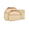Kit Bolsas Maternidade Bebê Menino Menina Bege 4pcs 1053-54 - 1