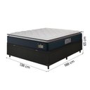 Ver imagem 7 de Cama Box Baú Casal Colchão Espuma D45 Pillow Top Strong 138x188x65cm Cinza/Preto Hellen