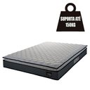 Ver imagem 6 de Cama Box Baú Casal Colchão Espuma D45 Pillow Top Strong 138x188x65cm Cinza/Preto Hellen