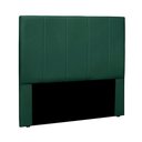 Ver imagem 1 de Cabeceira Casal Anya para Cama Box 140cm Estrutura Mdf-mdp Veludo Verde Escuro Loja Sheep