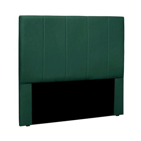 Cabeceira Casal Anya para Cama Box 140cm Estrutura Mdf-mdp Veludo Verde Escuro Loja Sheep