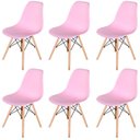 Ver imagem 1 de Cadeira Charles Eames Eiffel 130pp Cor:rosa;quantidade:6