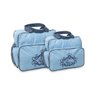 Kit de Bolsas Maternidade Bebê Menino Azul Claro 213-14 - 1