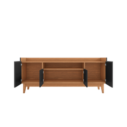 Rack Sala Adria para TV até 60 Polegadas c/ Pés de Madeira - 7