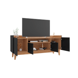 Rack Sala Adria para TV até 60 Polegadas c/ Pés de Madeira - 5