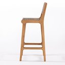 Ver imagem 7 de Banqueta Alta Trama Stain Jatobá Corda Rami 106cm - 78573