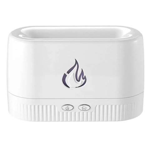 Umidificador Aromatizador de Ar Multifuncional Portátil Efeito Chamas Difusor Aromático Climatizador