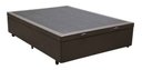 Ver imagem 1 de Cama Casal Box Baú 138x188 Entrega Apenas Cidade Sao Paulo - Corino - Marrom