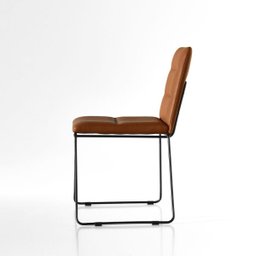 Cadeira Eva Empilhável Estrutura em Ferro Pintado Epóxi Preto Fino Móveis - 1 Cadeira Eva Empilhável Estrutura em Ferro Pintado Epóxi Preto Fino Móveis - 1