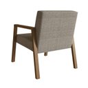 Ver imagem 5 de Kit 2 Poltrona Decorativa Madeira Maciça Jequitibá Assento com Persintas Slim