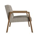 Ver imagem 4 de Kit 2 Poltrona Decorativa Madeira Maciça Jequitibá Assento com Persintas Slim