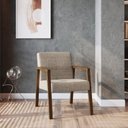 Ver imagem 7 de Kit 2 Poltrona Decorativa Madeira Maciça Jequitibá Assento com Persintas Slim