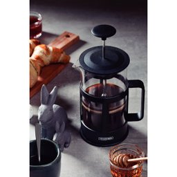Cafeteira Francesa Tramontina em Vidro e Polipropileno Preto 1 L - 4