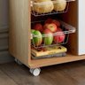Balcão Fruteira Multiuso Ditália Mf-185 Carvalho/Branco - 5