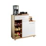 Balcão Fruteira Multiuso Ditália Mf-185 Carvalho/Branco - 8