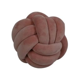 Almofada Nó De Veludo Rose 17cmx17cm17cm - 1 Almofada Nó De Veludo Rose 17cmx17cm17cm - 1