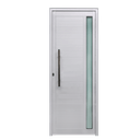 Ver imagem 1 de Porta Lambril Branca C/ Puxador / Vidro Vertical