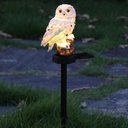 Ver imagem 5 de Coruja Luminaria Solar Kit 5 Uni Luz Led Iluminaçao Decorativa Quintal Casa Jardim Multiuso Resisten