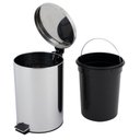 Ver imagem 3 de Kit 3 lixeiras aço inox de 20 litros Healer
