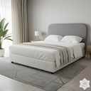 Ver imagem 4 de Cabeceira de Cama Box Casal 140cm Orgânica Cinza - Bouclê