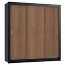 Ver imagem 3 de Guarda Roupa Casal Madesa Lyon 3 Portas de Correr 2 Gavetas
