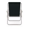 Cadeira de Praia Dobravel Alta Conforto Sannet 120kg Mor Cor Preta - 6