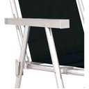 Ver imagem 4 de Cadeira de Praia Dobravel Alta Conforto Sannet 120kg Mor Cor Preta