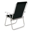 Ver imagem 3 de Cadeira de Praia Dobravel Alta Conforto Sannet 120kg Mor Cor Preta