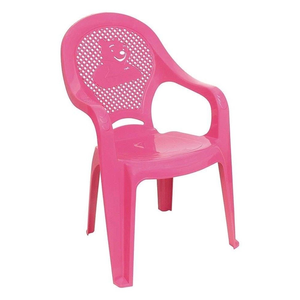 Conjunto Infantil Mesa E 4 Cadeiras Antares Rosa Kit 01 Jogo - 3