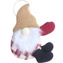 Ver imagem 2 de Kit 4 Boneco Pendente Gnomo Artesanal Elegante Árvore Natal