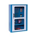 Ver imagem 1 de Armário com 1 Prateleira Painel Perfurado e Visor de Acrílico Arm030a Cmb