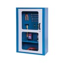 Ver imagem 3 de Armário com 1 Prateleira Painel Perfurado e Visor de Acrílico Arm030a Cmb