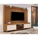 Ver imagem 1 de Estante Home para Tv até 65 Polegadas Orion 220cm Freijó com Offwhite - Rede Móveis