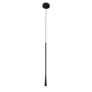 Pendente Led Aluminio Preto 7w 3000k Marionete