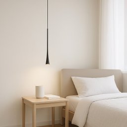 Pendente Led Aluminio Preto 7w 3000k Marionete - 2