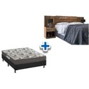 Ver imagem 1 de Cama Box Casal Crc + Colchão Iso 100 Ortobom + Cabeceira Plus Demolição