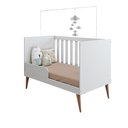 Ver imagem 1 de Berço Mini Cama Móveis Estrela Ternura - Branco Acetinado + Colchão Probel