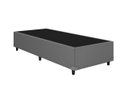 Ver imagem 4 de Base Box Solteiro 88x188 Corino Cinza