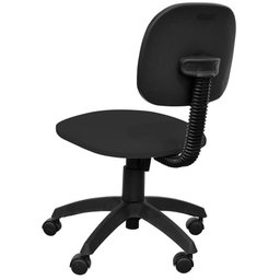 Kit Cadeira Escritório Economy com Escrivaninha Suspensa Industrial Parla F01 Preto - Lyam Decor - 11