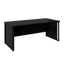 Ver imagem 2 de Escrivaninha Mesa Escritório Diretor com Caixa de Tomadas e Porta Objetos F5 Office 200cm Preto