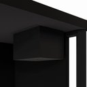 Ver imagem 7 de Escrivaninha Mesa Escritório Diretor com Caixa de Tomadas e Porta Objetos F5 Office 200cm Preto