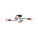 Ver imagem 1 de LUMINÁRIA PLAFON VOGUE 4 LAMP E27 PRETO/COBRE - 3212 PT/CB