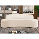 Ver imagem 2 de Sofá 5 Lugares Sala de Estar Cancún D02 Linho Cru 300 cm C-461 - Lyam Decor