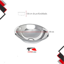 Ver imagem 3 de Cuba Inox (cmb30010) Lav.meia Bola 30 Ab Tecnocuba