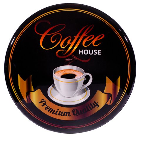 Luminoso de Parede Coffee House Retrô Vintage P/ Bar, Churrasqueira, Espaço Gourmet, Cafeteria, Café