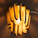 Ver imagem 3 de Luminária Teto Tipo Pendente Roma Mdf - Completa - Cor: Preta