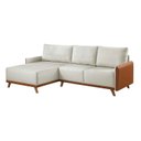 Ver imagem 2 de Sofá 4 Lugares com Chaise Lado Esquerdo 258cm Courino Geribá
