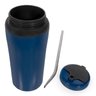 Copo Térmico Para Tereré Bebidas Geladas Com Canudo Aço Inox 650ml - Wp - Azul - 6
